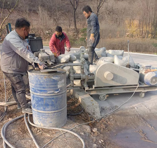 明光路面下沉注浆